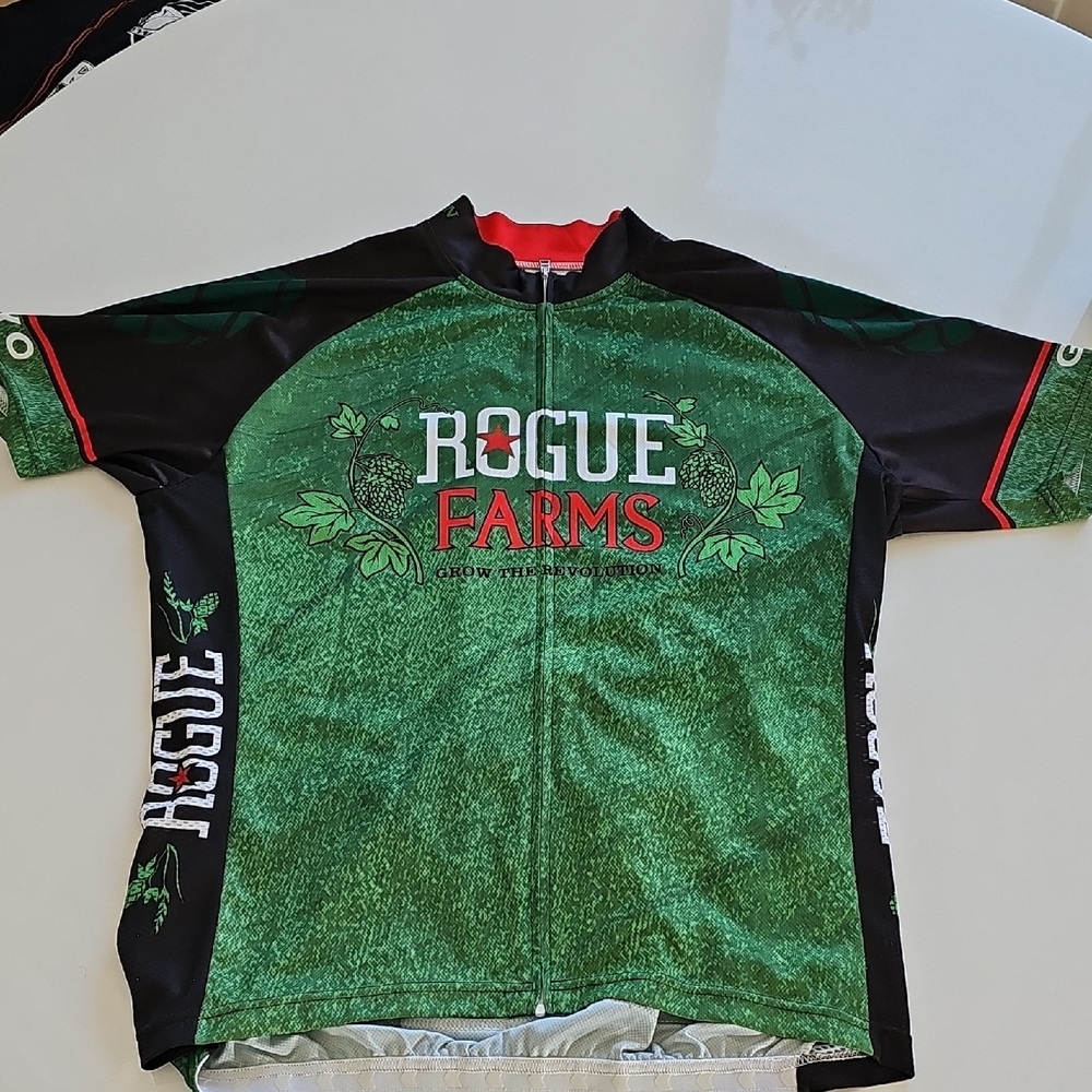 Rogue Farms Green Cycling Jersey